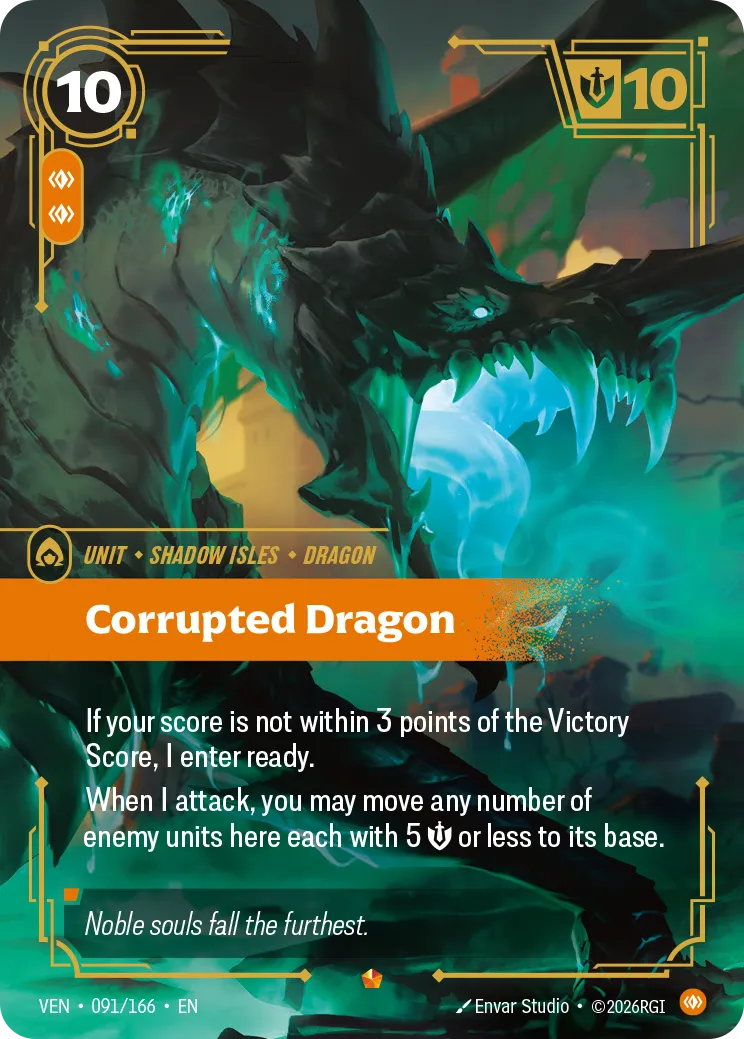 Corrupted Dragon - 091/166 (VEN) Epic