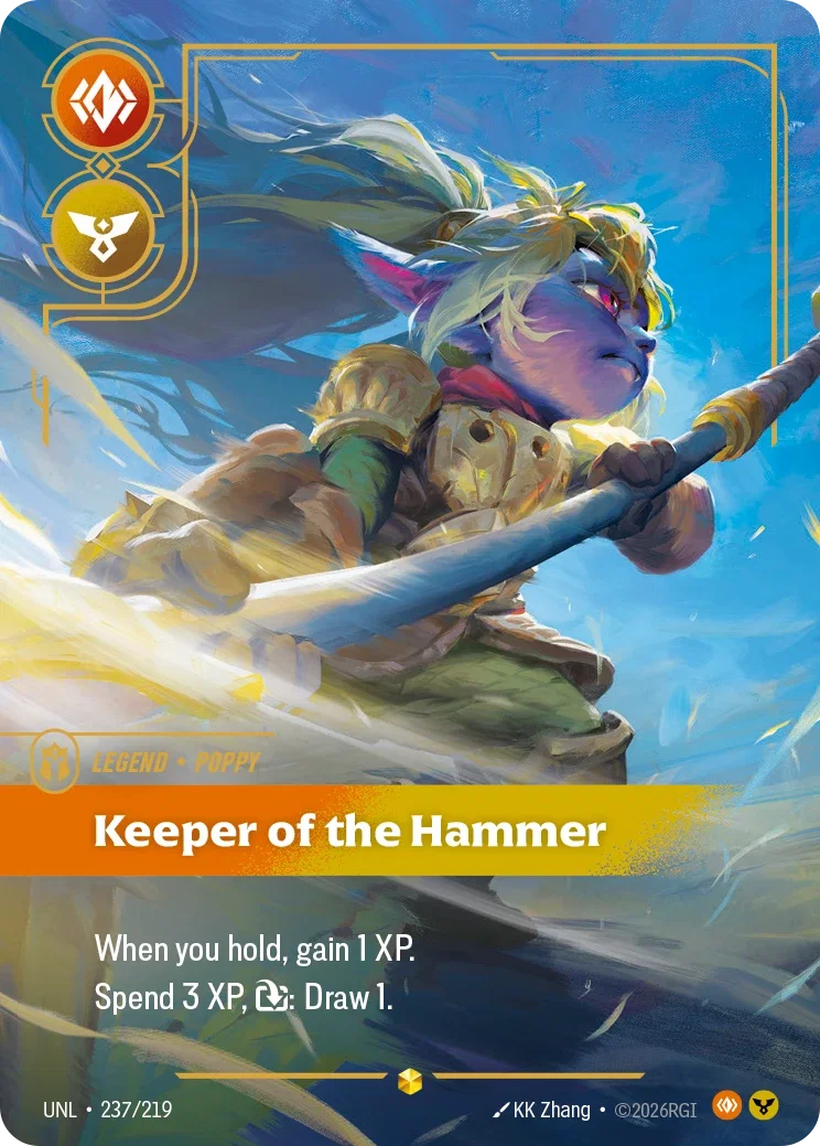 Poppy - Keeper of the Hammer (Overnumbered) - 237/219 (UNL)  Showcase