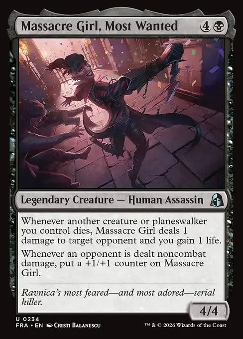 Massacre Girl, Most Wanted [ #0234 ] (FRA-U)