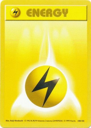 Lightning Energy - 100/102 (BSS) Common - Near Mint Unlimited