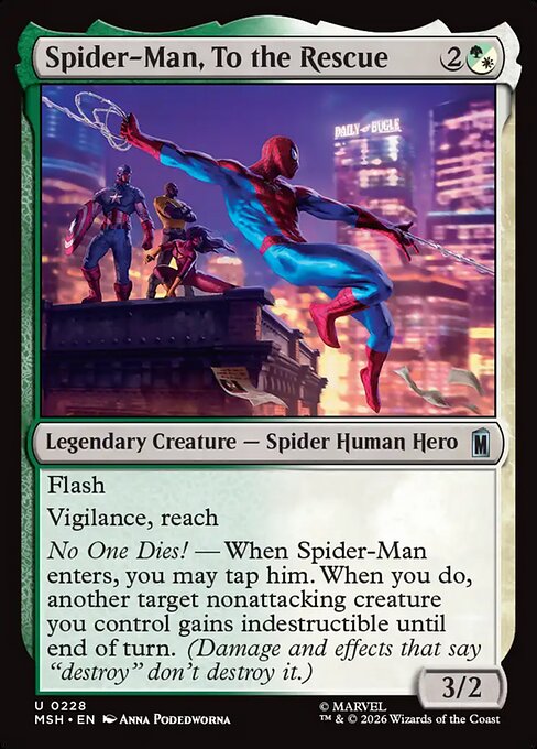 Spider-Man, To the Rescue [ #0228 ] (MSH-U)