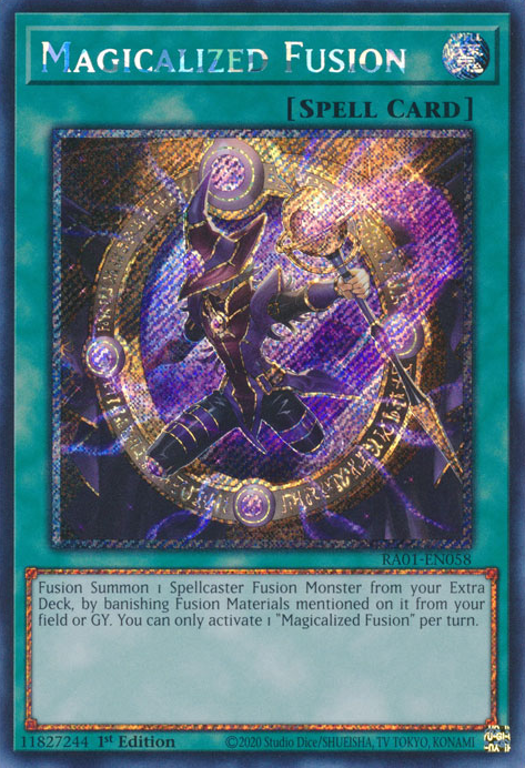 Magicalized Fusion (RA01-EN058) Platinum Secret Rare - Near Mint 1st Edition