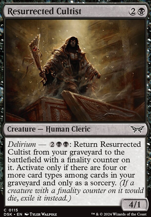 Resurrected Cultist [#0115] (DSK-C-FOIL)