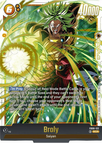 Broly (Secret Rare) - Saiyan's Pride (FB08-122)