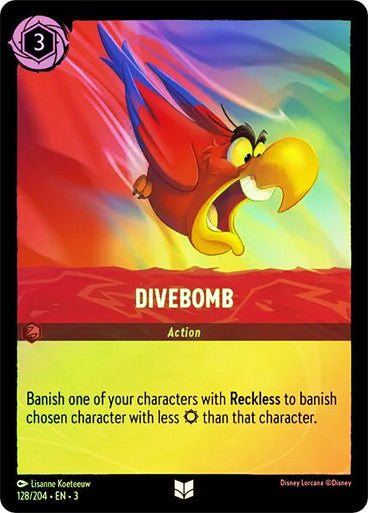 Divebomb (Into the Inklands 128/204) Uncommon - Near Mint Cold Foil