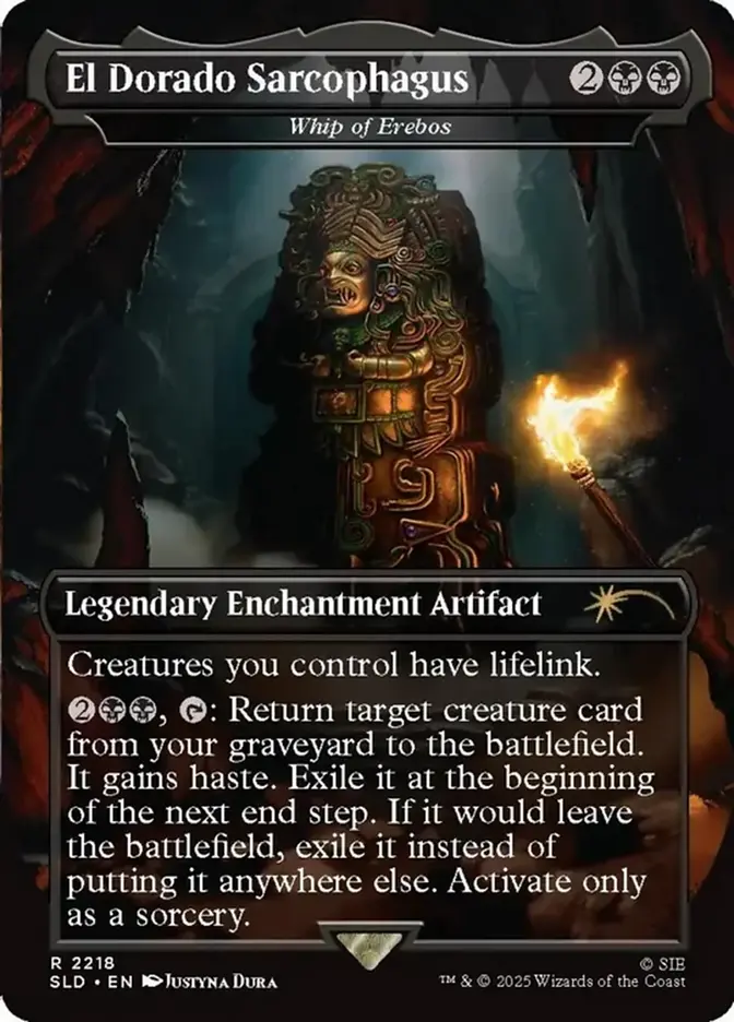 El Dorado Sarcophagus (Whip of Erebos) [ #2218 ] (SLD-R)