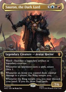 Sauron, the Dark Lord [ #0036 Borderless ] (HOC-M)