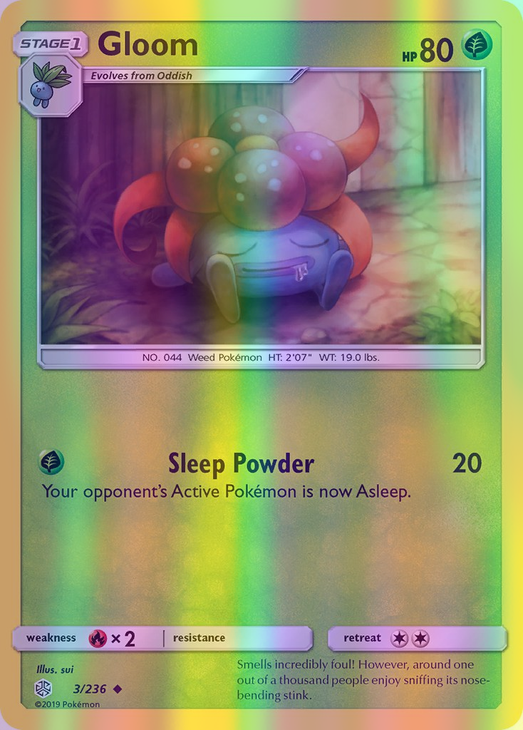 Gloom - 003/236 (CEC) Uncommon - Near Mint Reverse Holofoil