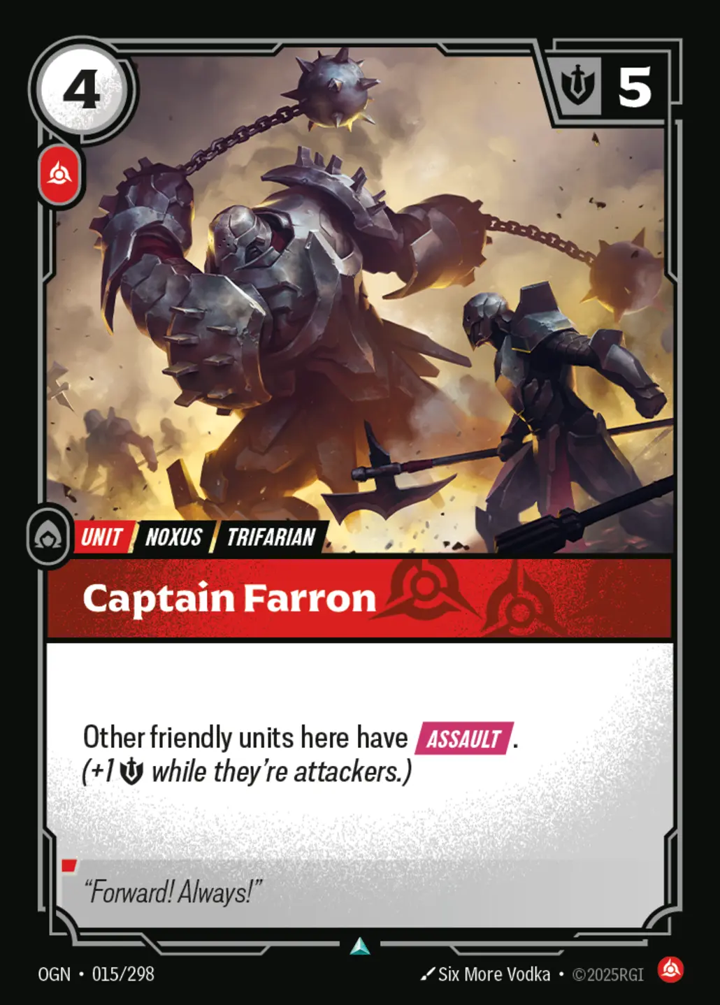 Captain Farron - 015/298 (OGN) Uncommon
