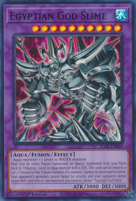 Egyptian God Slime (RA01-EN029) Secret Rare - Near Mint 1st Edition