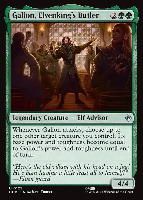 Galion, Elvenking's Butler [ #0125 ] (HOB-U)