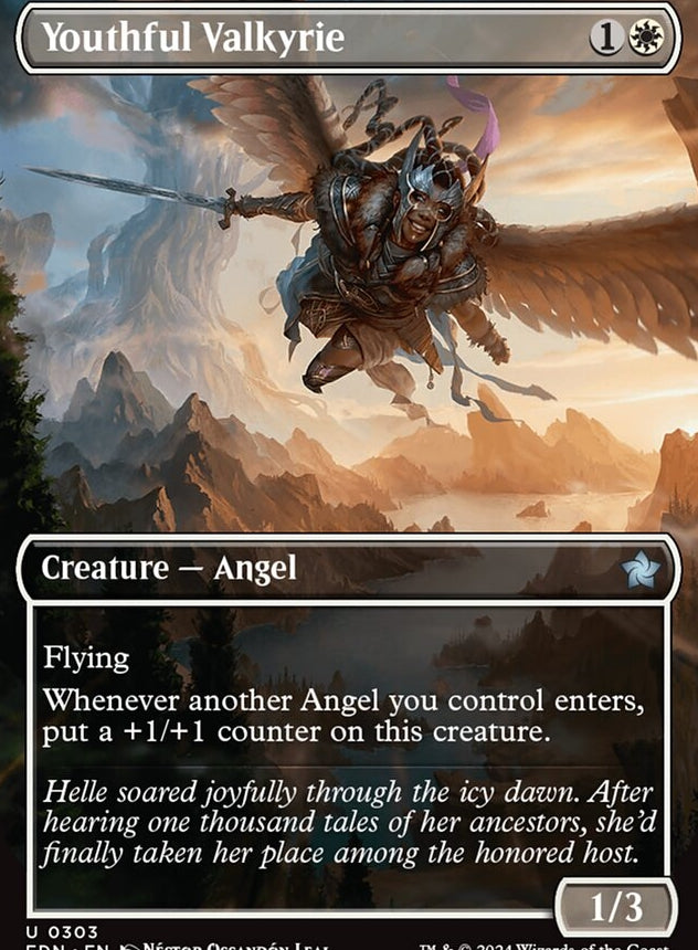 Youthful Valkyrie [#0303 Borderless] (FDN-U)