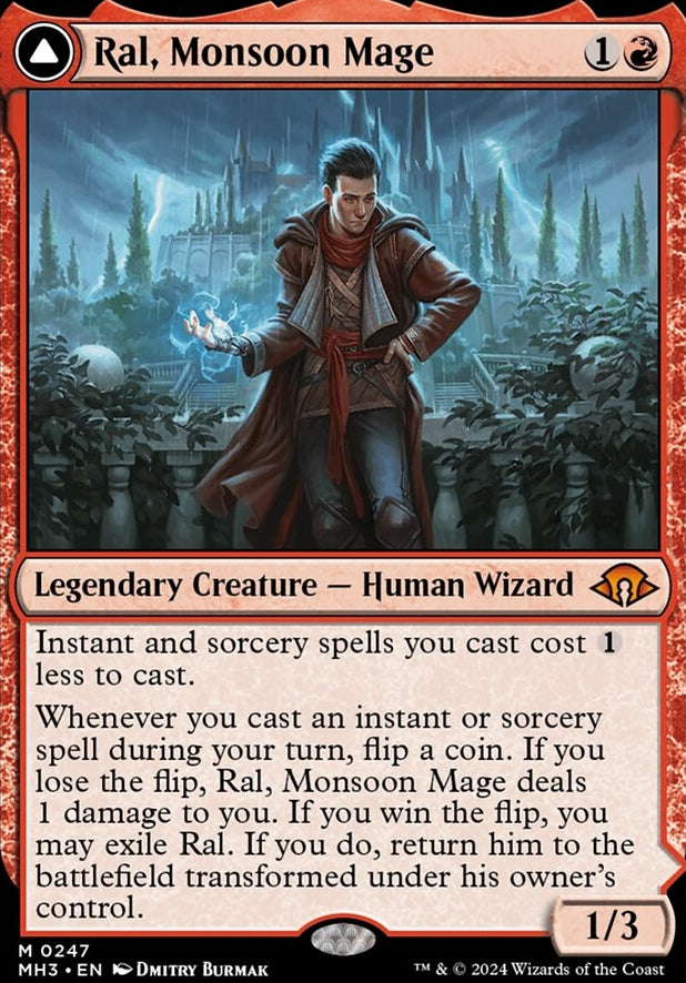 Ral, Monsoon Mage // Ral, Leyline Prodigy [#0247] (MH3-M-FOIL)