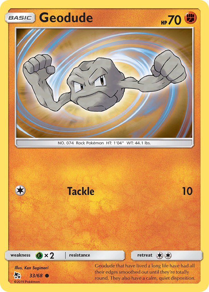 Geodude - 33/68 (HIF) Common - Near Mint