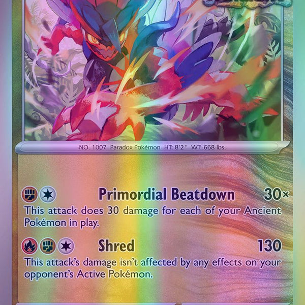 pokemon card 119 162 Koraidon - 119/162 (TEF) Rare