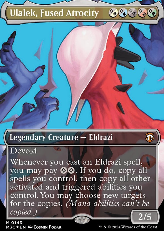 Ulalek, Fused Atrocity [#0143 Borderless Profile Ripple Foil] (M3C-M)
