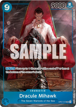 Dracule Mihawk (Parallel) - Romance Dawn (OP01-070 SR)