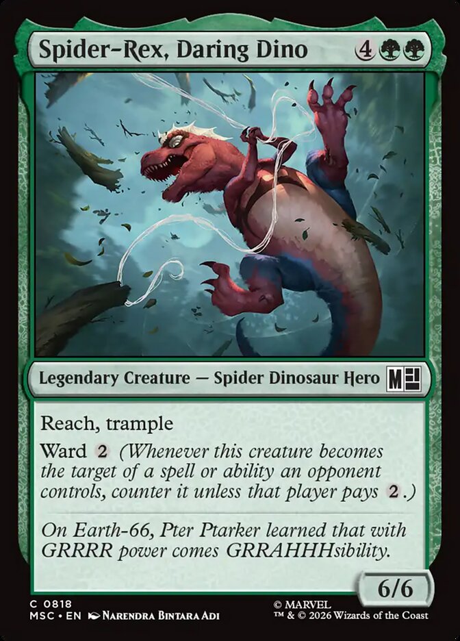 Spider-Rex, Daring Dino [ #0818 ] (MSC-C)