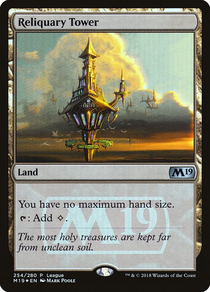 Reliquary Tower (M19-U-FOIL) League Promo