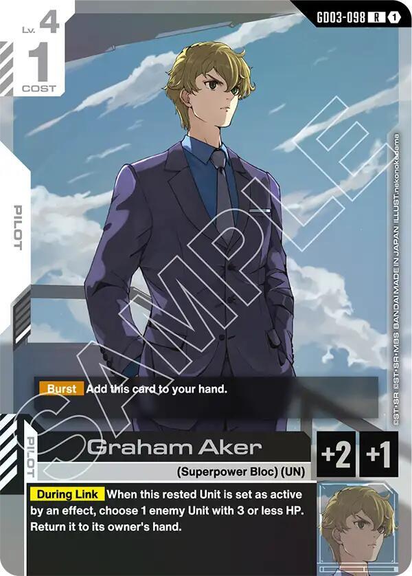 Graham Aker - GD03-098 (GD03) - Near Mint (R)
