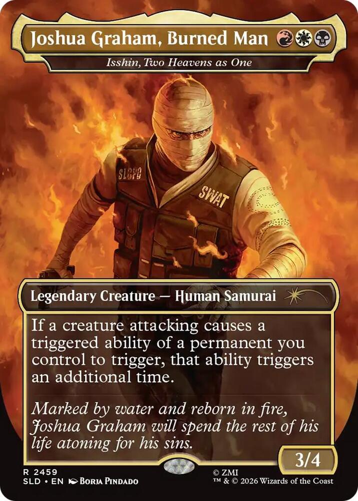 Joshua Graham Burned Man [#2459] (SLD-R-FOIL)