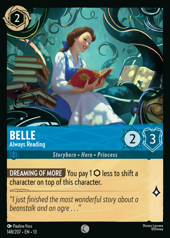Belle - Always Reading (148/204 - Attack of the Vine!) Common