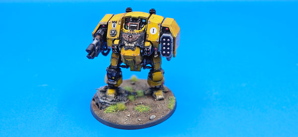 40K: Adeptus Astartes: Space Marines - Primaris Ballistus Dreadnought [LOT #1 PAINTED] (USED)