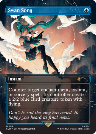 hatsune miku mtg card MTG: Secret Lair x Hatsune Miku: Winter Diva EN
