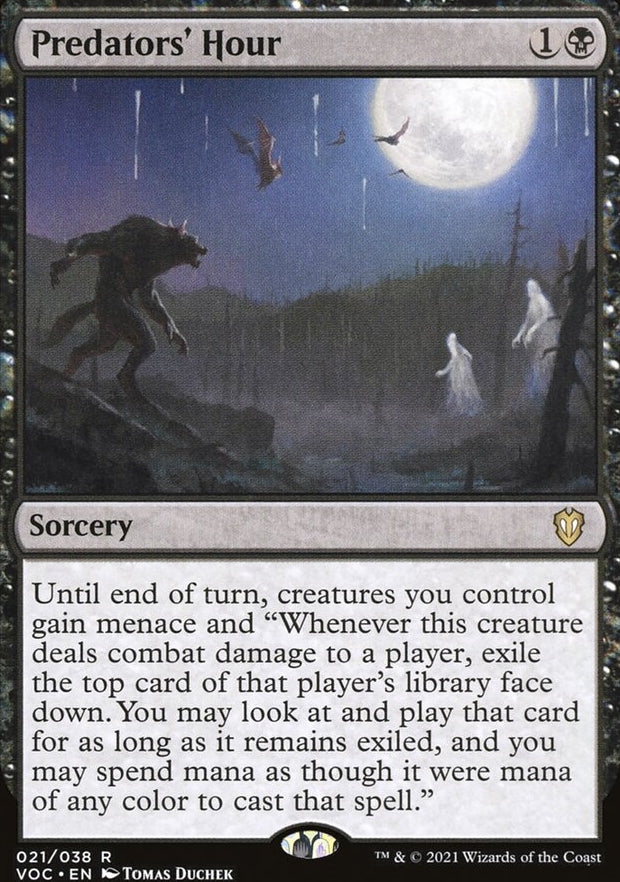 Predators' Hour [ #0021 ] (VOC-R)