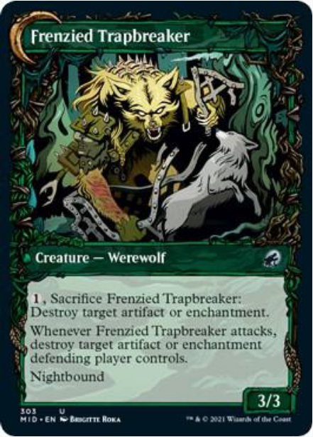 Outland Liberator//Frenzied Trapbreaker [#303 Showcase] (MID-U)
