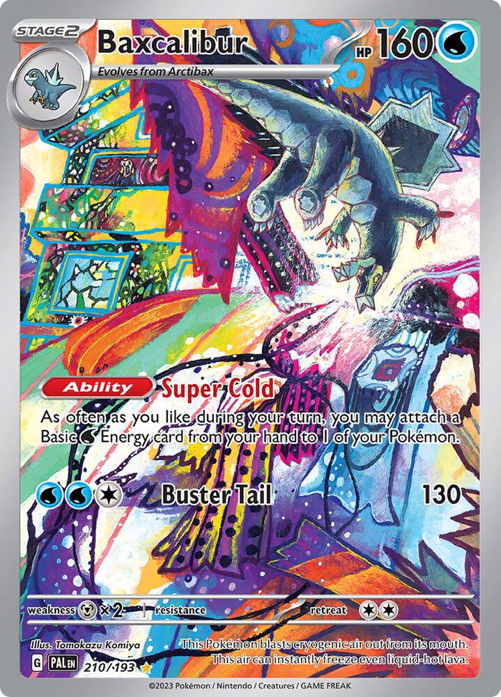 Baxcalibur - 210/193 (PAL) Illustration Rare - Damaged Holofoil