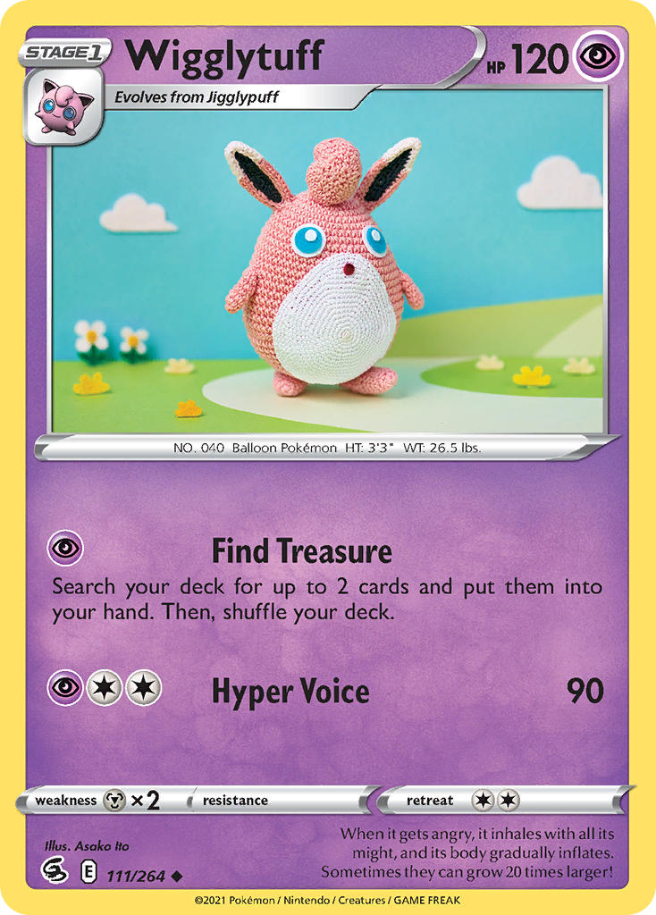 Wigglytuff - 111/264 (SWSH08) Uncommon - Near Mint