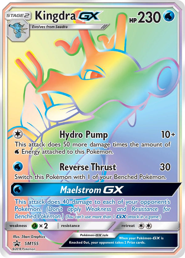 Kingdra GX - SM155 (SM:PR) Promo - Near Mint Holofoil