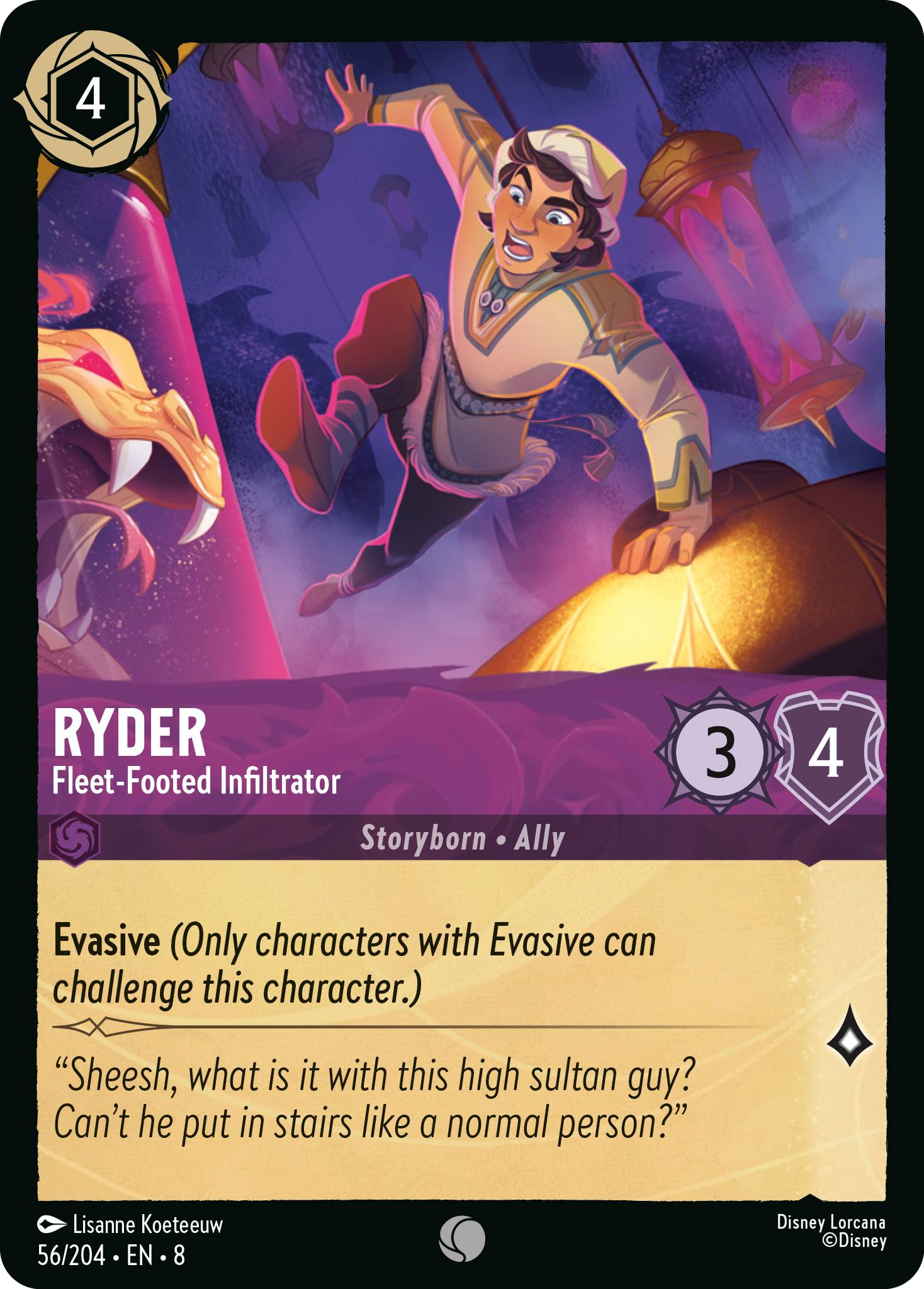 Ryder - Fleet-Footed Infiltrator (Reign of Jafar - 056/204 ) Common