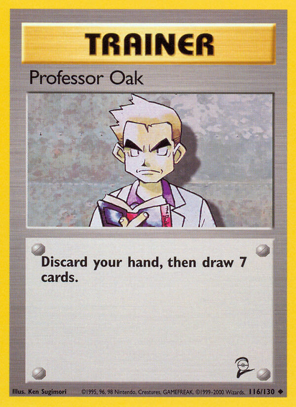 Professor Oak - 116/130 (BS2) Uncommon - Near Mint