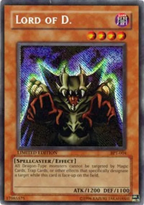 Lord of D. (BTP-004) Secret Rare - Limited Edition Light Play