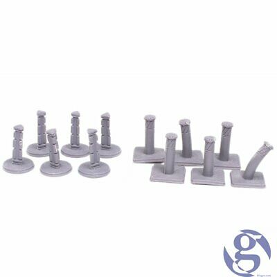 Bones Black 49004: Bollards (12)