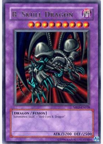 B. Skull Dragon (MRD-018) Ultra Rare - Damaged Unlimited