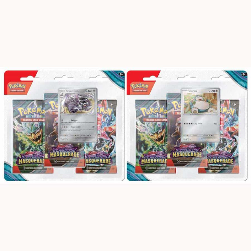 Pokemon TCG: S&V06 Twilight Masquerade - 3 Pack Blister (Sale Date: 05.20.24)