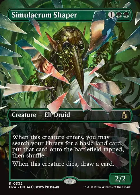 Simulacrum Shaper [ #0332 Borderless Shattered Mirror ] (FRA-R)