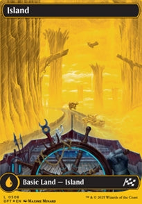 Island [ #0508 Full Art First Place Foil ] (DFT-C)
