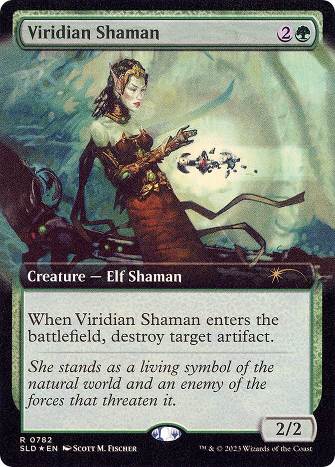 Viridian Shaman  [#0782 Extended Art] (SLD-R-FOIL)