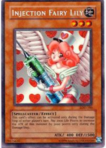 Injection Fairy Lily (LOD-100) Unlimited Secret Rare Light Play