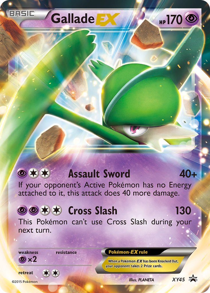 Gallade EX - XY45 (XY:PR) Promo - Near Mint Holofoil