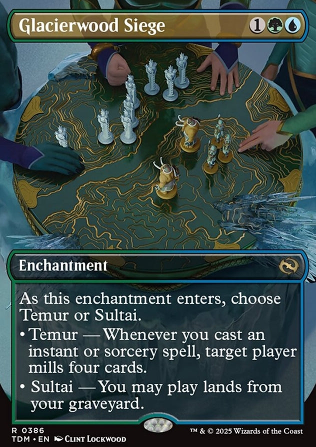 Glacierwood Siege [ #0386 Borderless Alternate Art ] (TDM-R)