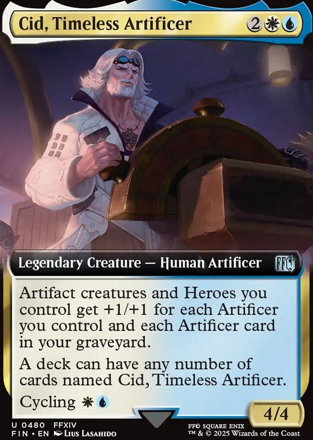Cid, Timeless Artificer [ #0480 Extended Art ] (FIN-U)