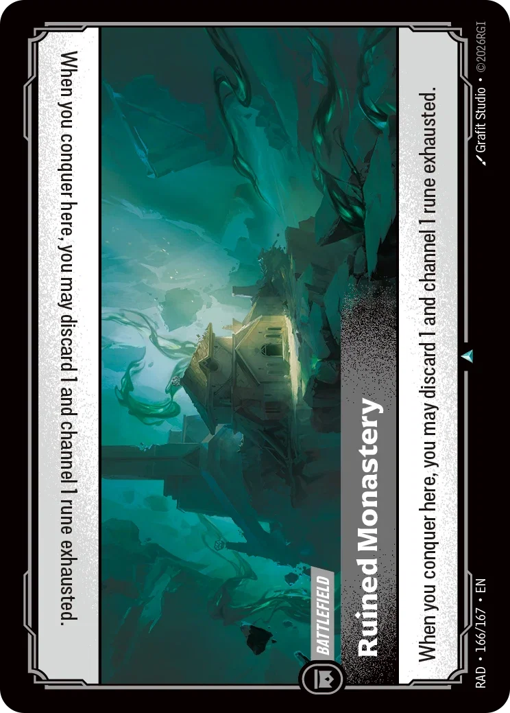 Ruined Monastery - 166/167 (RAD) Uncommon