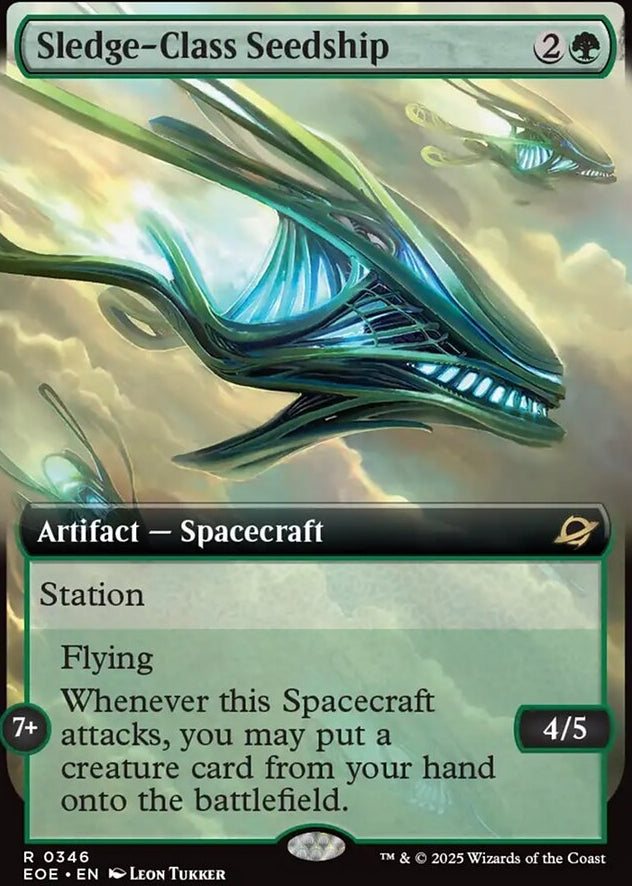 Sledge-Class Seedship [ #0346 Extended Art] (EOE-R)