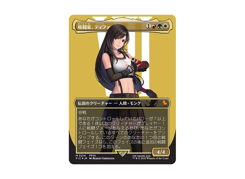 Tifa, Martial Artist [ #0206 Borderless ] (FIC-M) Near Mint - Japanese