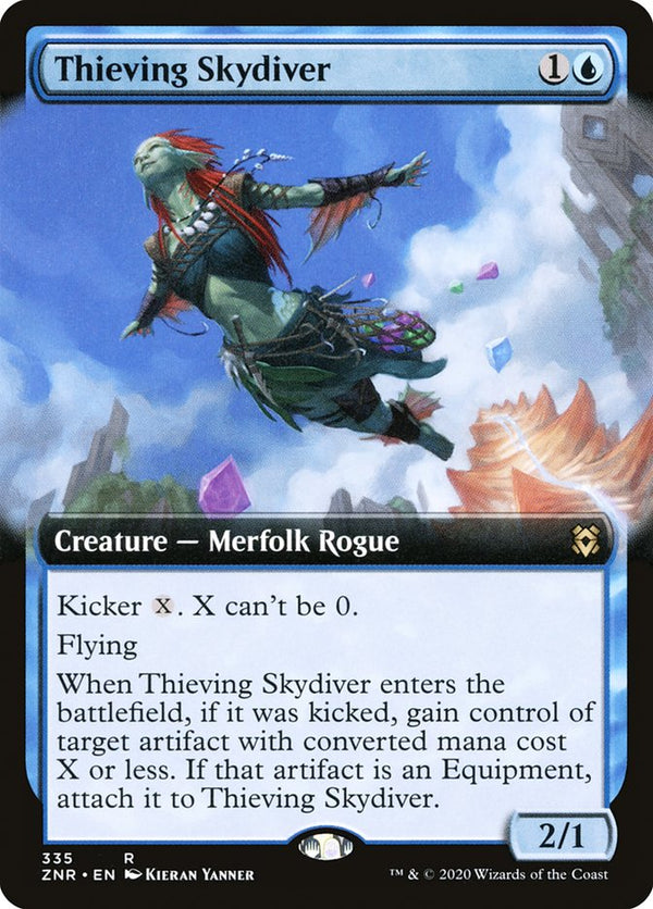 Thieving Skydiver [#335 Extended Art] (ZNR-R-FOIL)